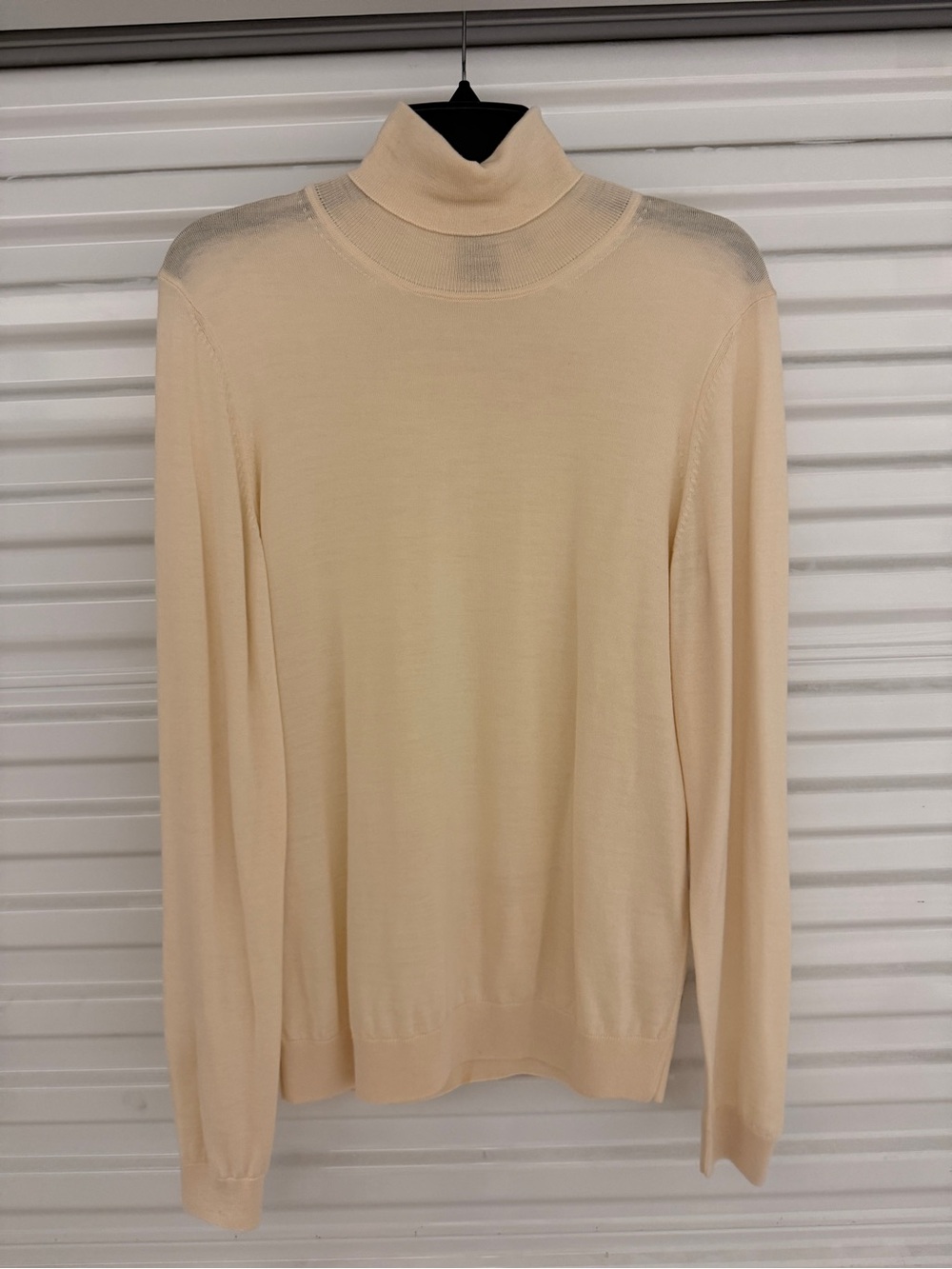 Boss Cream Turtleneck Sweater